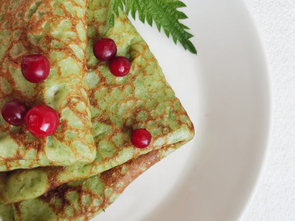 Beauty Boosting Recipe: Nettle leaf pancakes with lingonberries