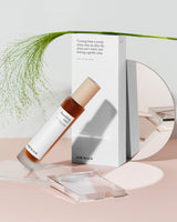 Henua toner with a white secondary box on a light serene background